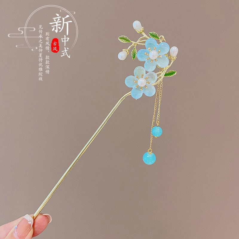 Wholesale Ancient Style Step By Step New Chinese Style Sandalwood Hairpin
